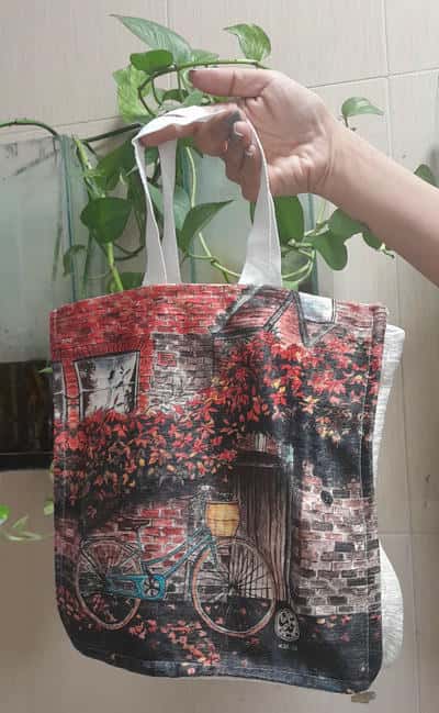 کیف پارچه ای قدیما 25*24 (کد KM-36)