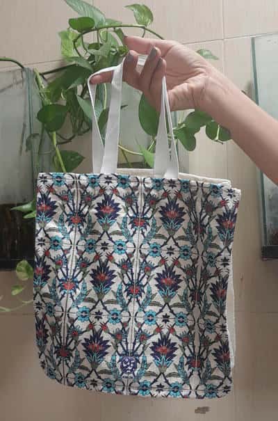 کیف پارچه ای قدیما 25*24 (کد KM-38)