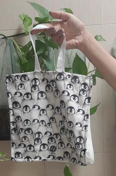 کیف پارچه ای قدیما 25*24 (کد KM-39)