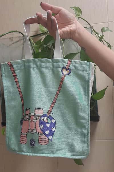 کیف پارچه ای قدیما 25*24 (کد KM-40)