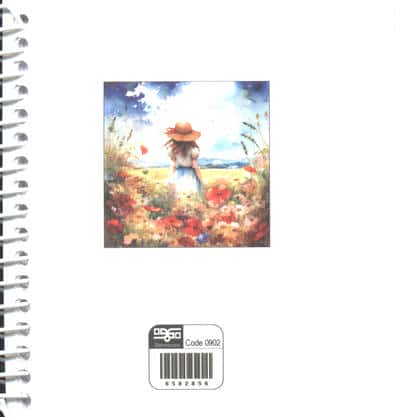 دفترچه یادداشت خط دار (کد 0902)،(سیمی)