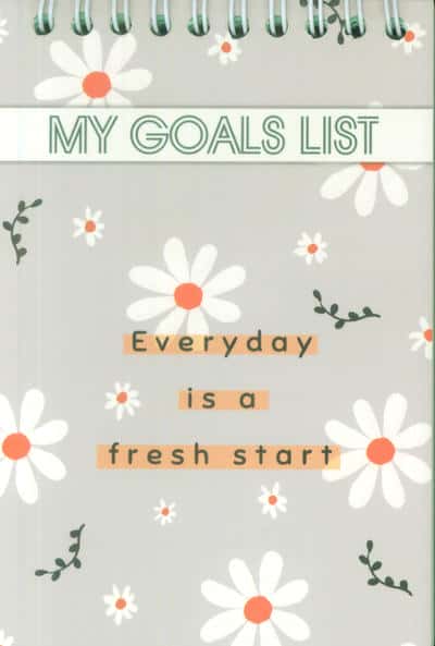 دفترچه یادداشت لیست کارهای من A6 (TO DO LIST،چند طرح)،(سیمی)