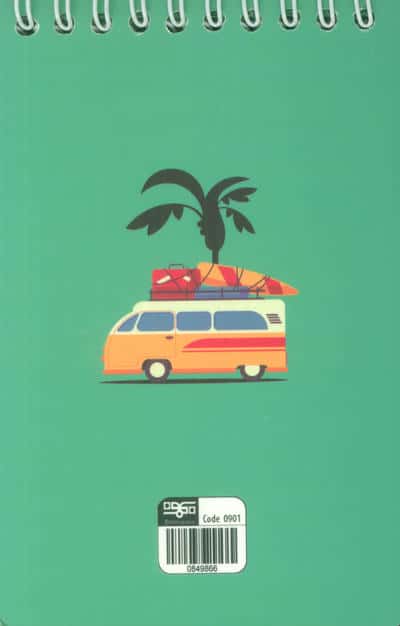 دفترچه لغت A6 (VOCABULARY،چند طرح)،(سیمی)