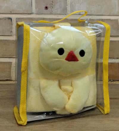 کیف کتاب پارچه ای عروسکی جوجه کوچولو غذا می خواد