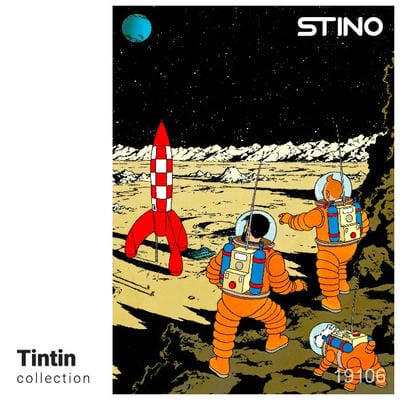 پازل شیشه ای استینو 500 تکه طرح تن تن (کد 19106)،(باجعبه)