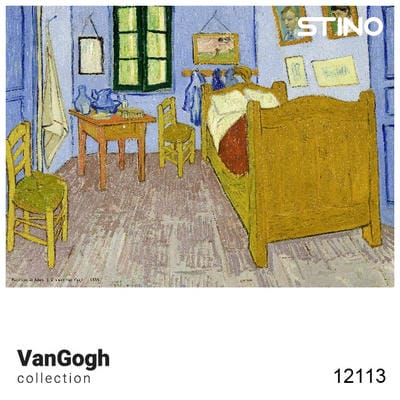 پازل شیشه ای استینو 500 تکه طرح ونگوگ (کد 12113)،(باجعبه)