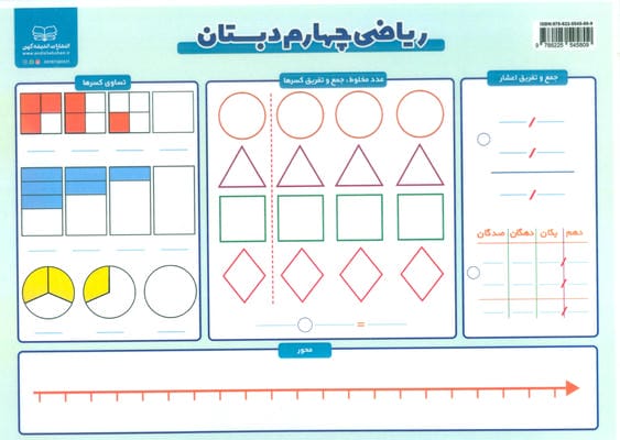 ریاضی چهارم دبستان A4 (گلاسه)