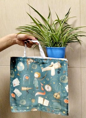 کیف پارچه ای قدیما 32*32 (کد KH-703)،(چند طرح)