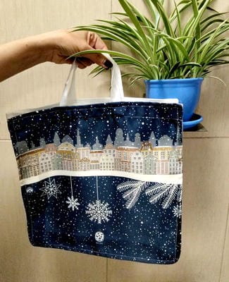 کیف پارچه ای قدیما 32*32 (کد KH-703)،(چند طرح)