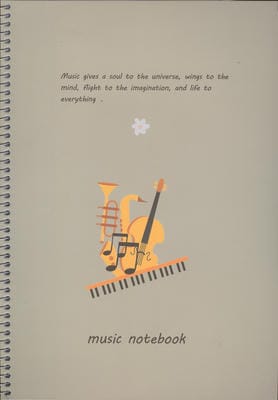 دفتر نت 5 خط 50 برگ (کد N102)،(سیمی)