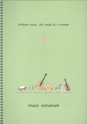 دفتر نت 5 خط 50 برگ (کد N104)،(سیمی)