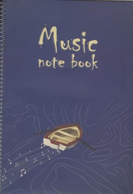 دفتر نت 5 خط 50 برگ (کد N107)،(سیمی)