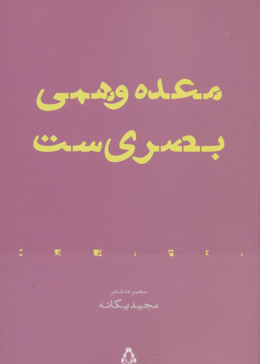 معده وهمی بصری ست (مجموعه شعر)،(از حاشیه 5)