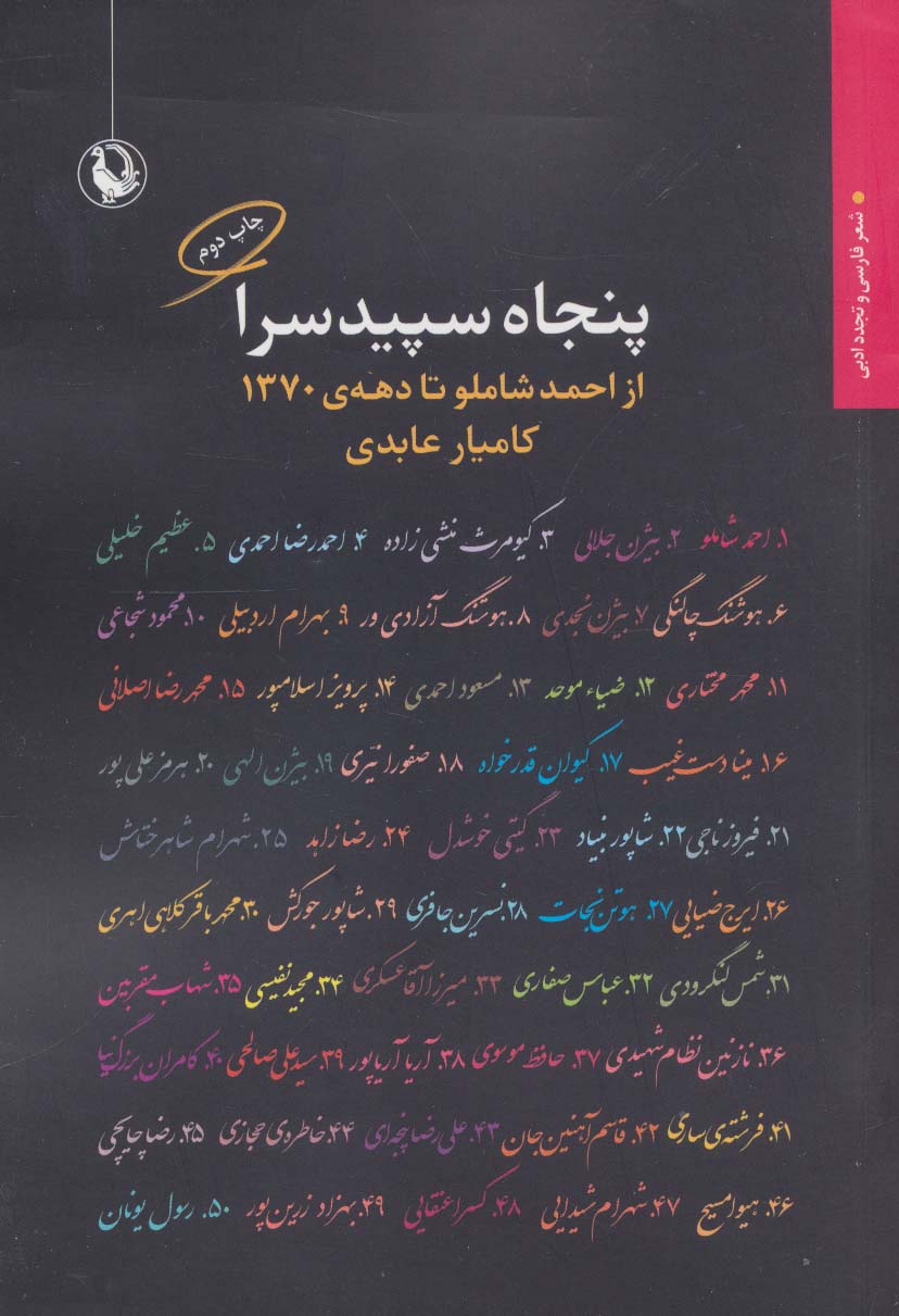 پنجاه سپیدسرا:از احمد شاملو تا دهه ی 1370 (شعر فارسی و تجدد ادبی)