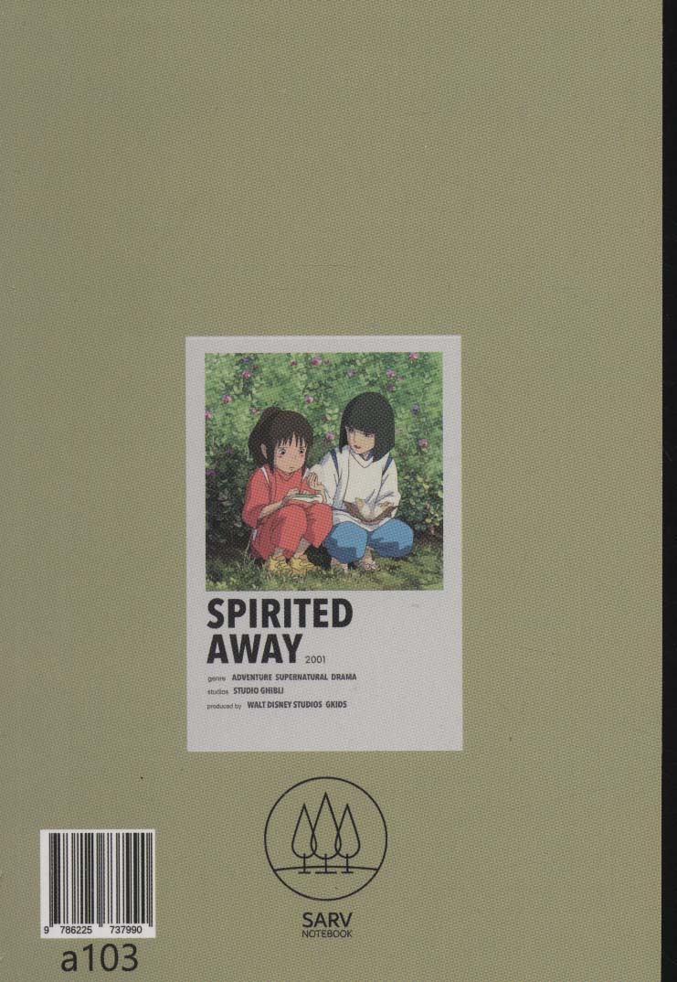 دفتر طراحی (SPRITED AWAY 2001)،(کد a103)