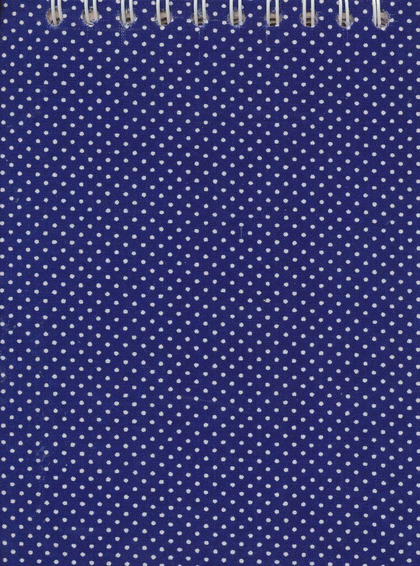 دفتر یادداشت بی خط پارچه ای (کد 132)،(سیمی)